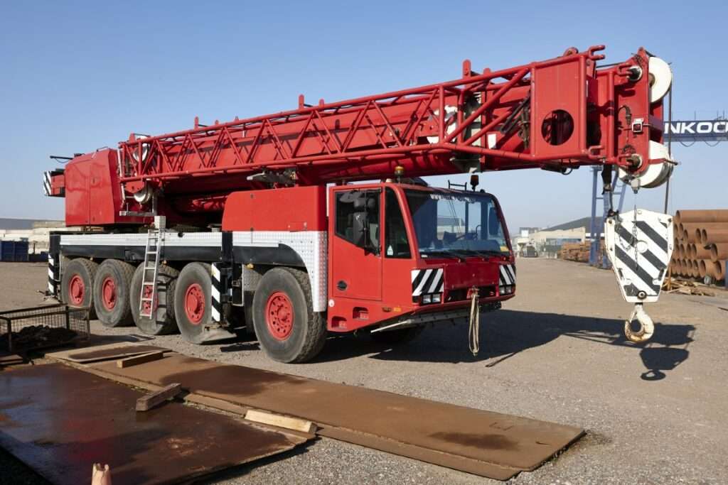 Used Terex-Demag crane for sale, AC100
